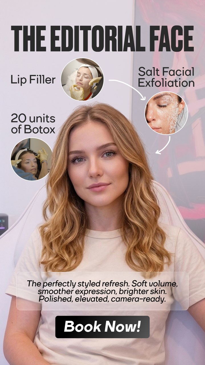Static ad, aesthetics clinic